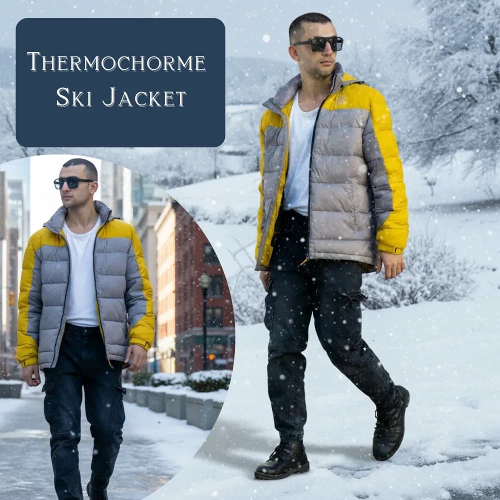 Thermochrome Color-Changing Ski Jacket — Warmth up to -10°C - View 6